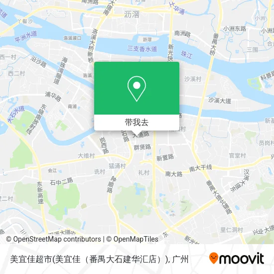 美宜佳超市(美宜佳（番禺大石建华汇店）)地图