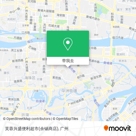 芙蓉兴盛便利超市(余锡商店)地图
