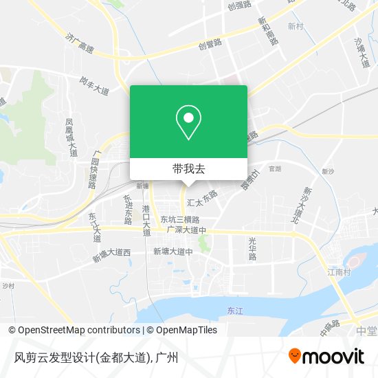 风剪云发型设计(金都大道)地图