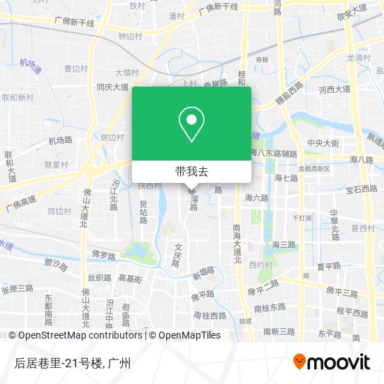 后居巷里-21号楼地图
