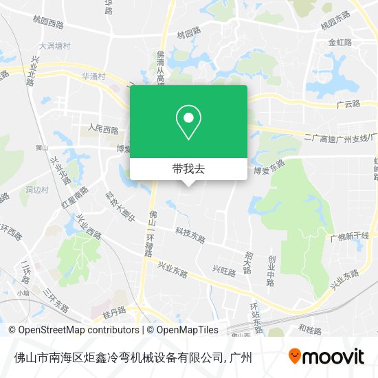 佛山市南海区炬鑫冷弯机械设备有限公司地图