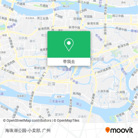 海珠湖公园-小卖部地图