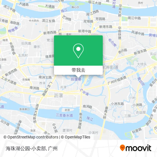 海珠湖公园-小卖部地图