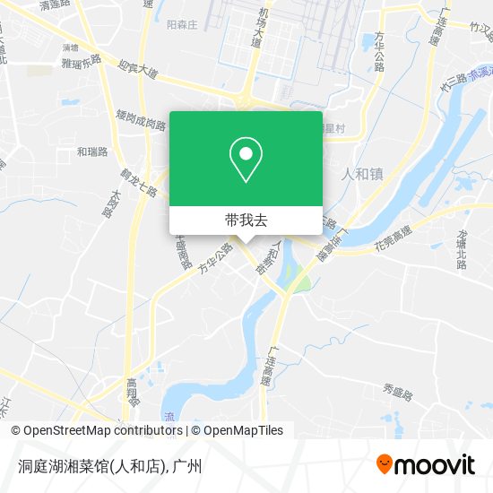 洞庭湖湘菜馆(人和店)地图