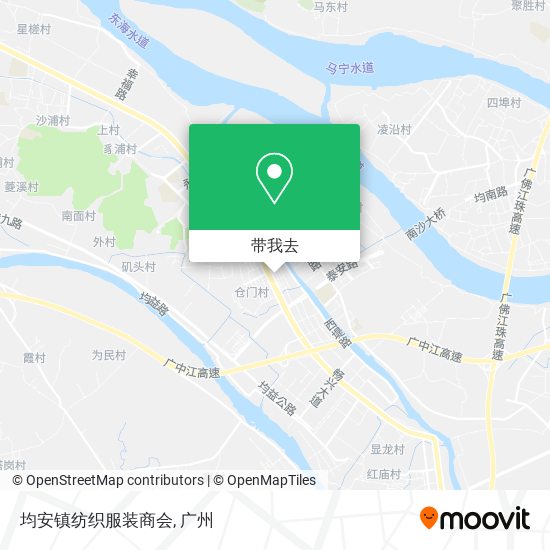 均安镇纺织服装商会地图