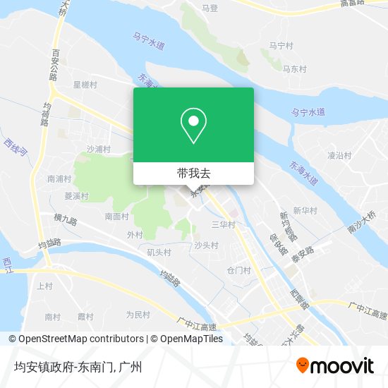 均安镇政府-东南门地图