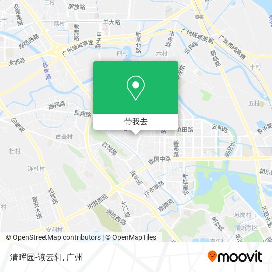 清晖园-读云轩地图