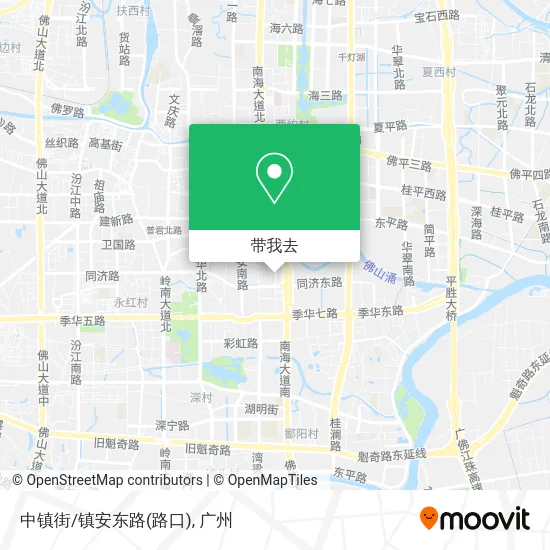 中镇街/镇安东路(路口)地图