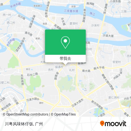 川粤风味钵仔饭地图