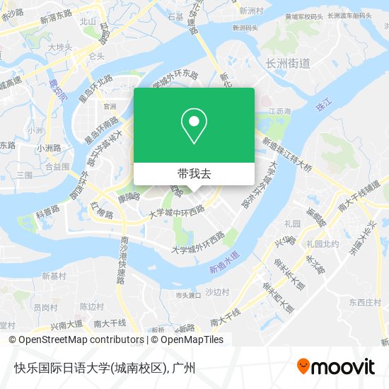 快乐国际日语大学(城南校区)地图