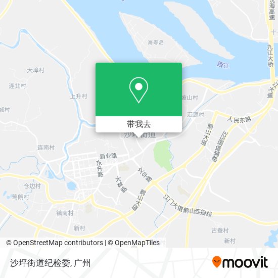 沙坪街道纪检委地图