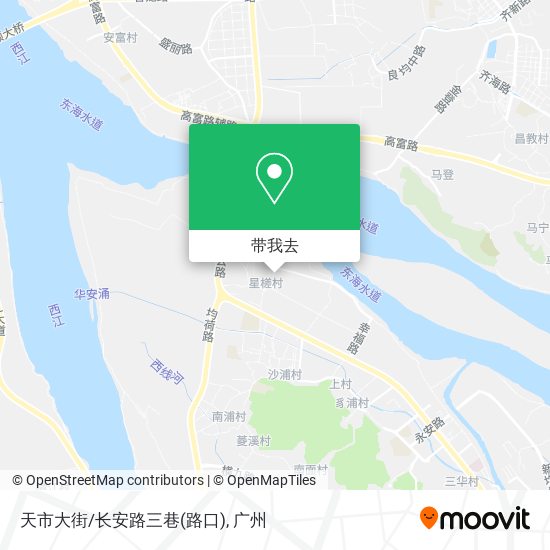 天市大街/长安路三巷(路口)地图
