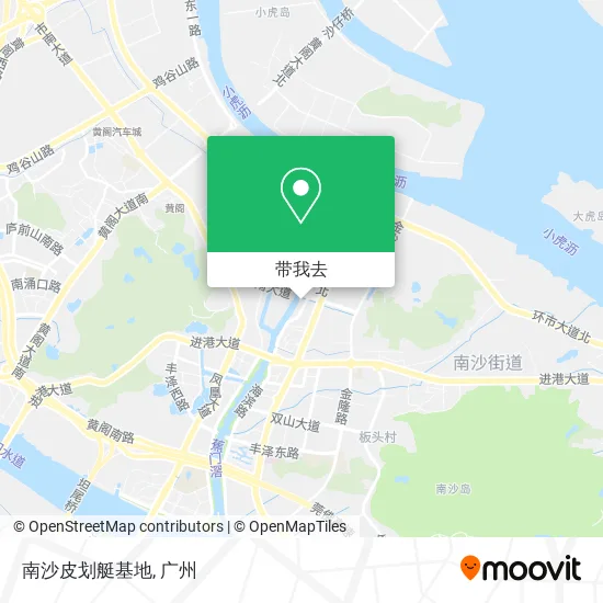 南沙皮划艇基地地图