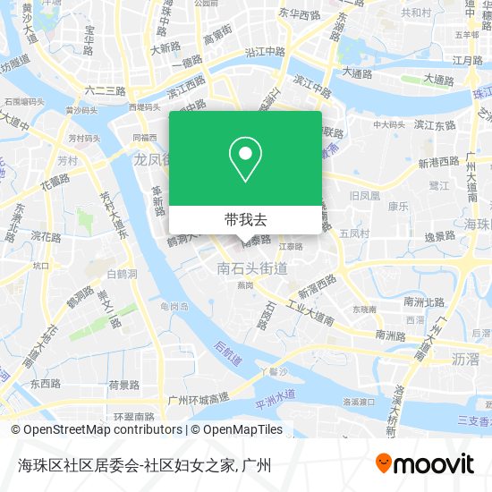 海珠区社区居委会-社区妇女之家地图