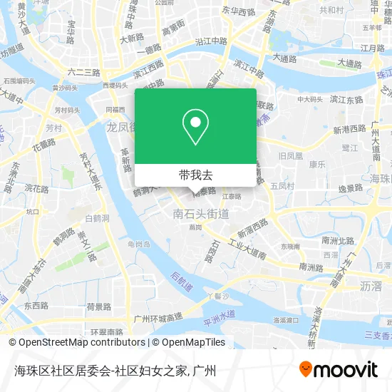海珠区社区居委会-社区妇女之家地图