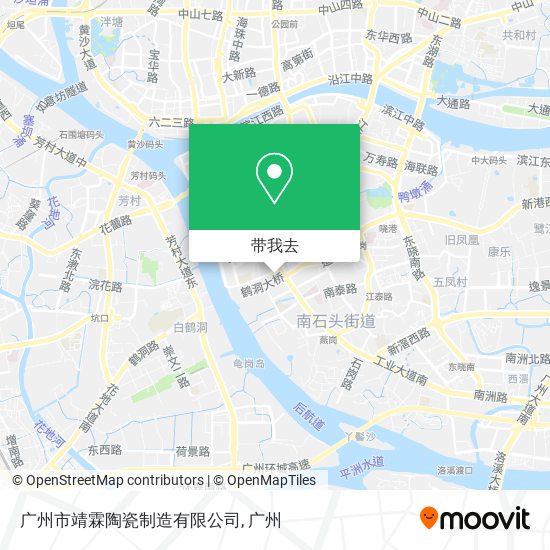 广州市靖霖陶瓷制造有限公司地图