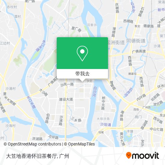 大笪地香港怀旧茶餐厅地图