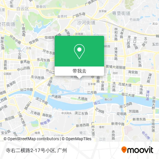 寺右二横路2-17号小区地图