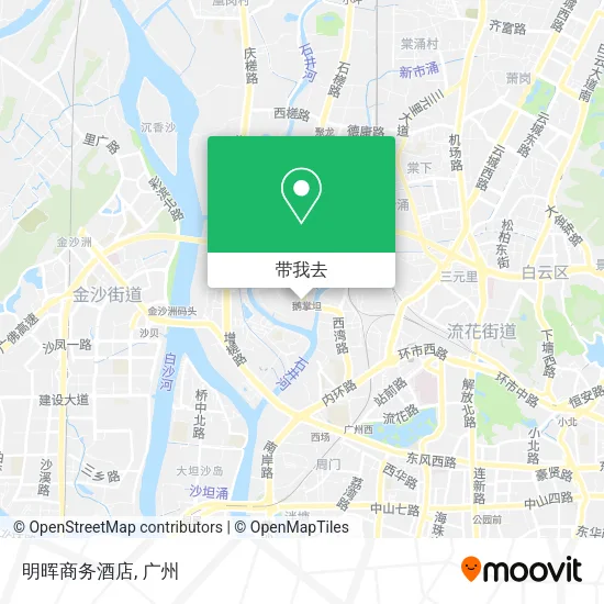 明晖商务酒店地图