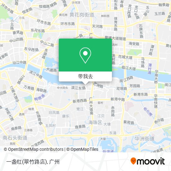 一盏红(翠竹路店)地图