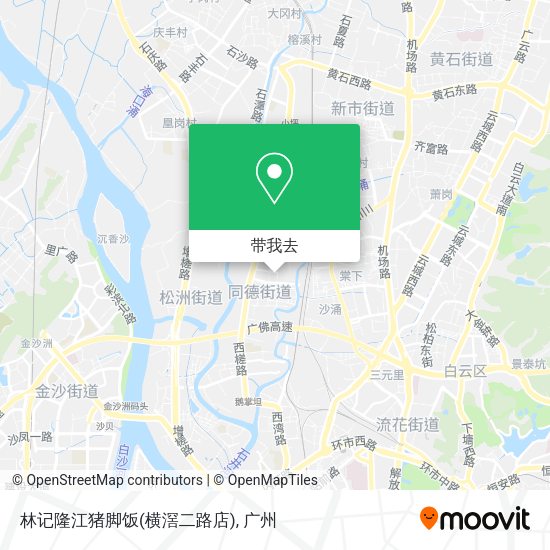 林记隆江猪脚饭(横滘二路店)地图