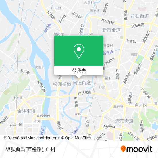 银弘典当(西槎路)地图