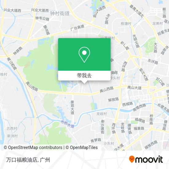 万口福粮油店地图