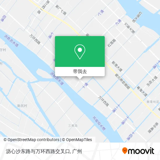 沥心沙东路与万环西路交叉口地图