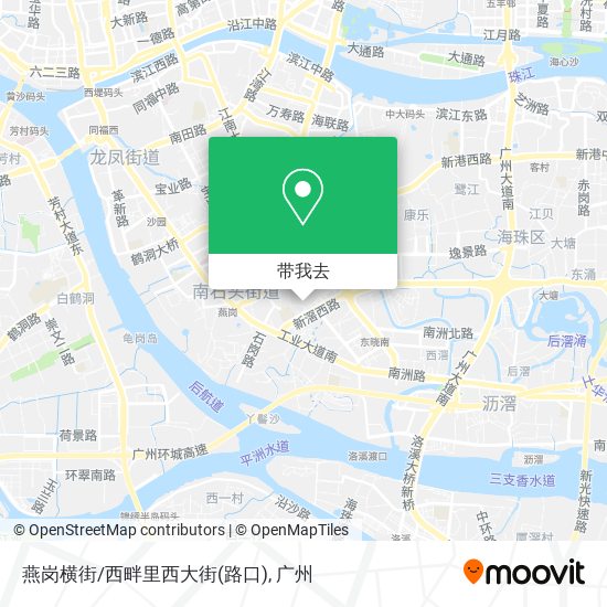 燕岗横街/西畔里西大街(路口)地图