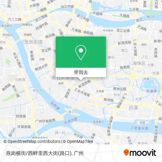 燕岗横街/西畔里西大街(路口)地图