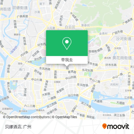 贝娜酒店地图