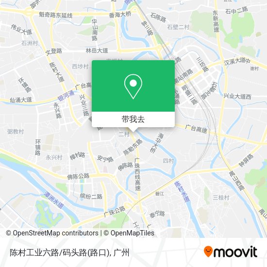 陈村工业六路/码头路(路口)地图