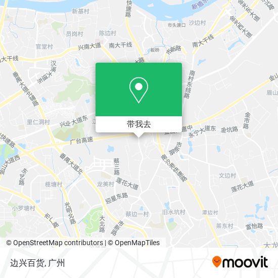 边兴百货地图