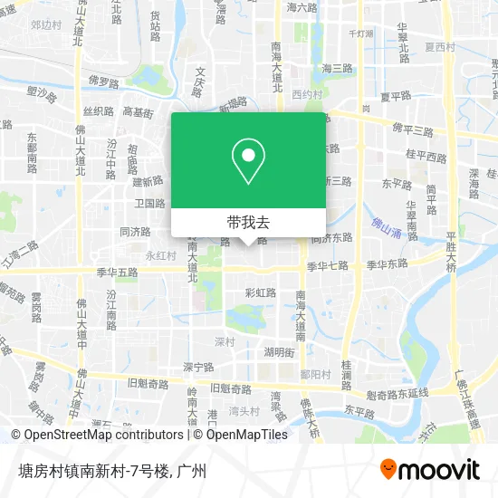 塘房村镇南新村-7号楼地图