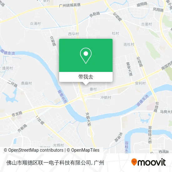佛山市顺德区联一电子科技有限公司地图
