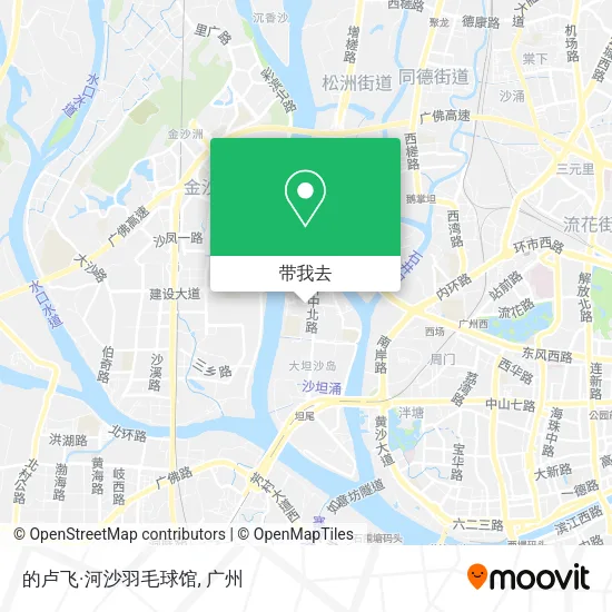 的卢飞·河沙羽毛球馆地图