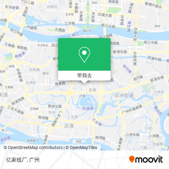 亿家线厂地图