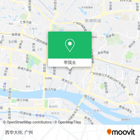西华大街地图