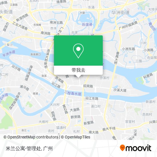 米兰公寓-管理处地图