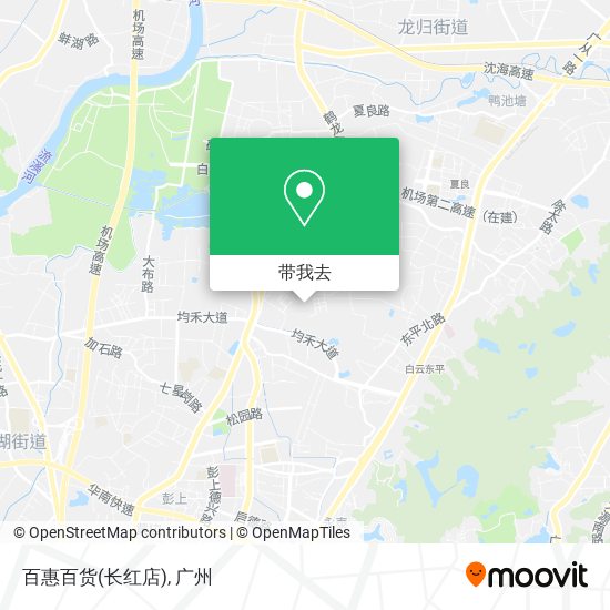 百惠百货(长红店)地图