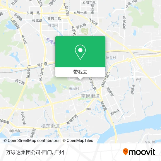 万绿达集团公司-西门地图