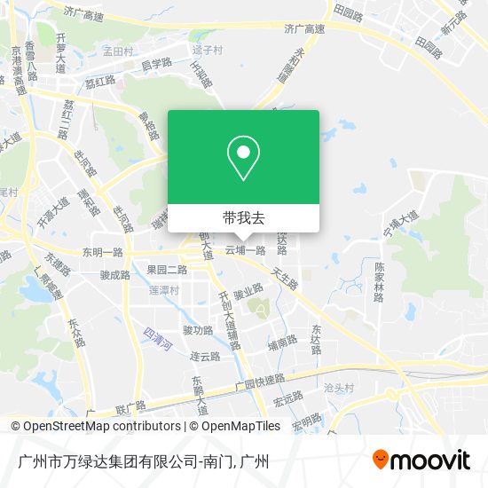 广州市万绿达集团有限公司-南门地图