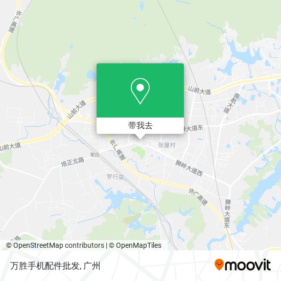 万胜手机配件批发地图