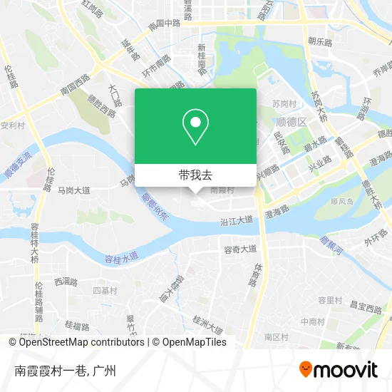 南霞霞村一巷地图