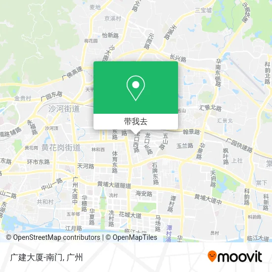 广建大厦-南门地图