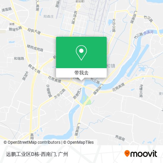 远鹏工业区D栋-西南门地图