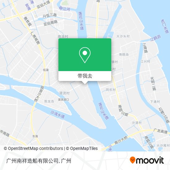 广州南祥造船有限公司地图