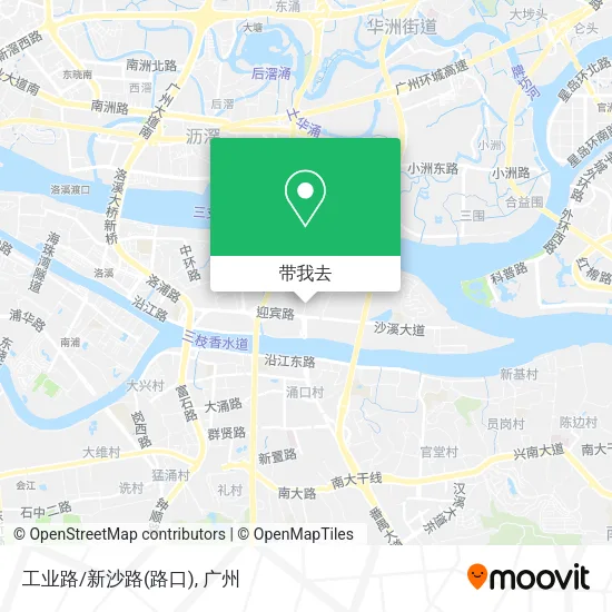 工业路/新沙路(路口)地图