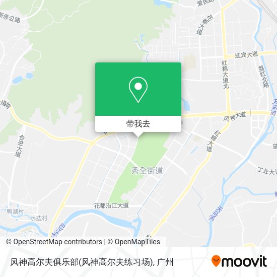 风神高尔夫俱乐部(风神高尔夫练习场)地图
