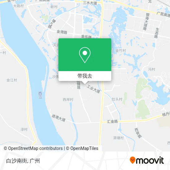 白沙南街地图